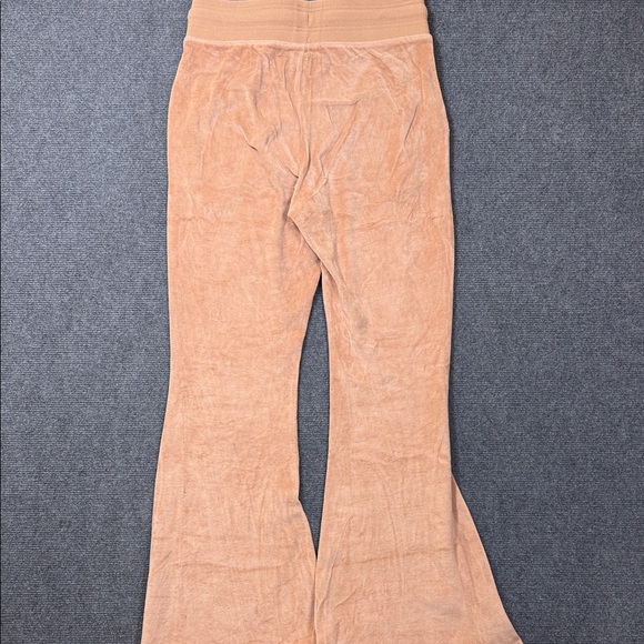 Aerie Camel Velour Flare Pants (B2) - Picture 3 of 6